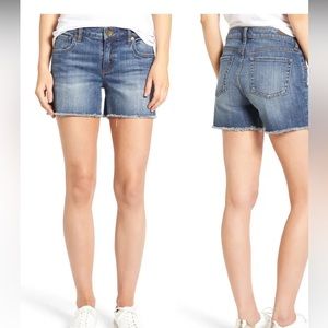 Kut from the Kloth - Gidget fray denim shorts